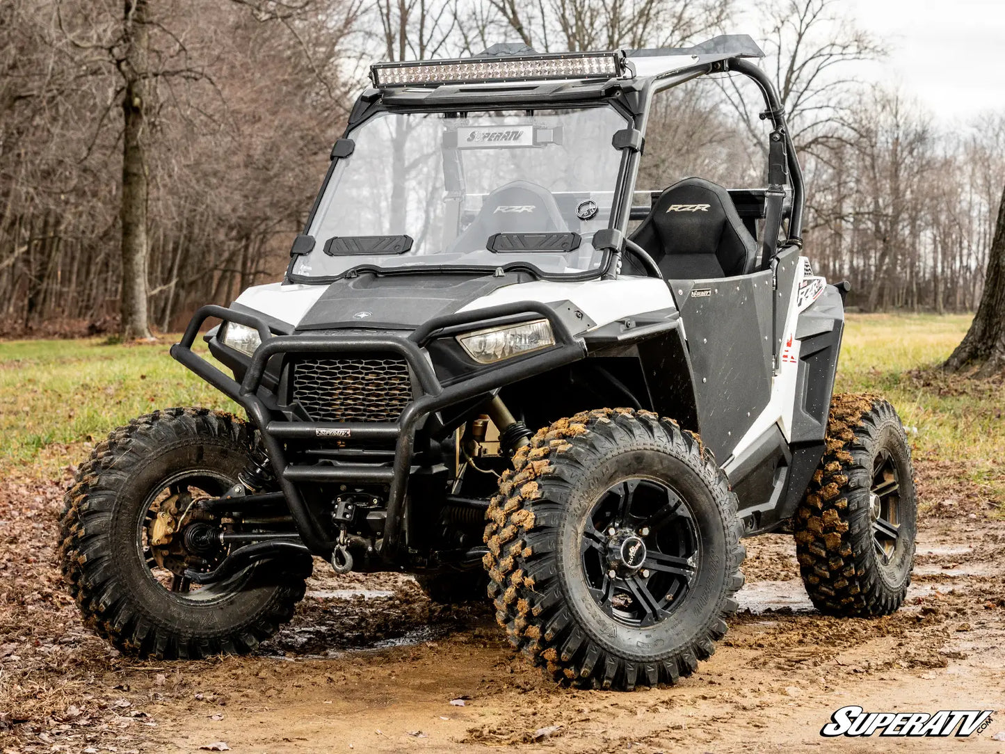 POLARIS RZR S 1000 VENTED FULL WINDSHIELD—SCRATCH-RESISTANT