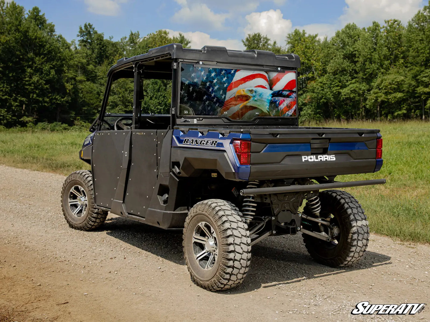 POLARIS RANGER XP 900 SCRATCH-RESISTANT REAR WINDSHIELD