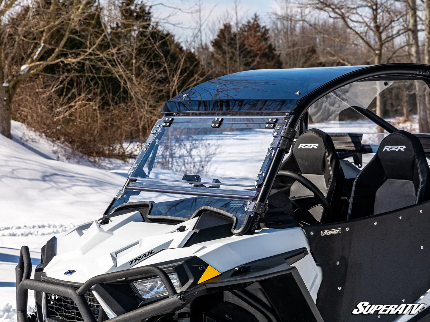 POLARIS RZR TRAIL S 900 SCRATCH-RESISTANT FLIP WINDSHIELD