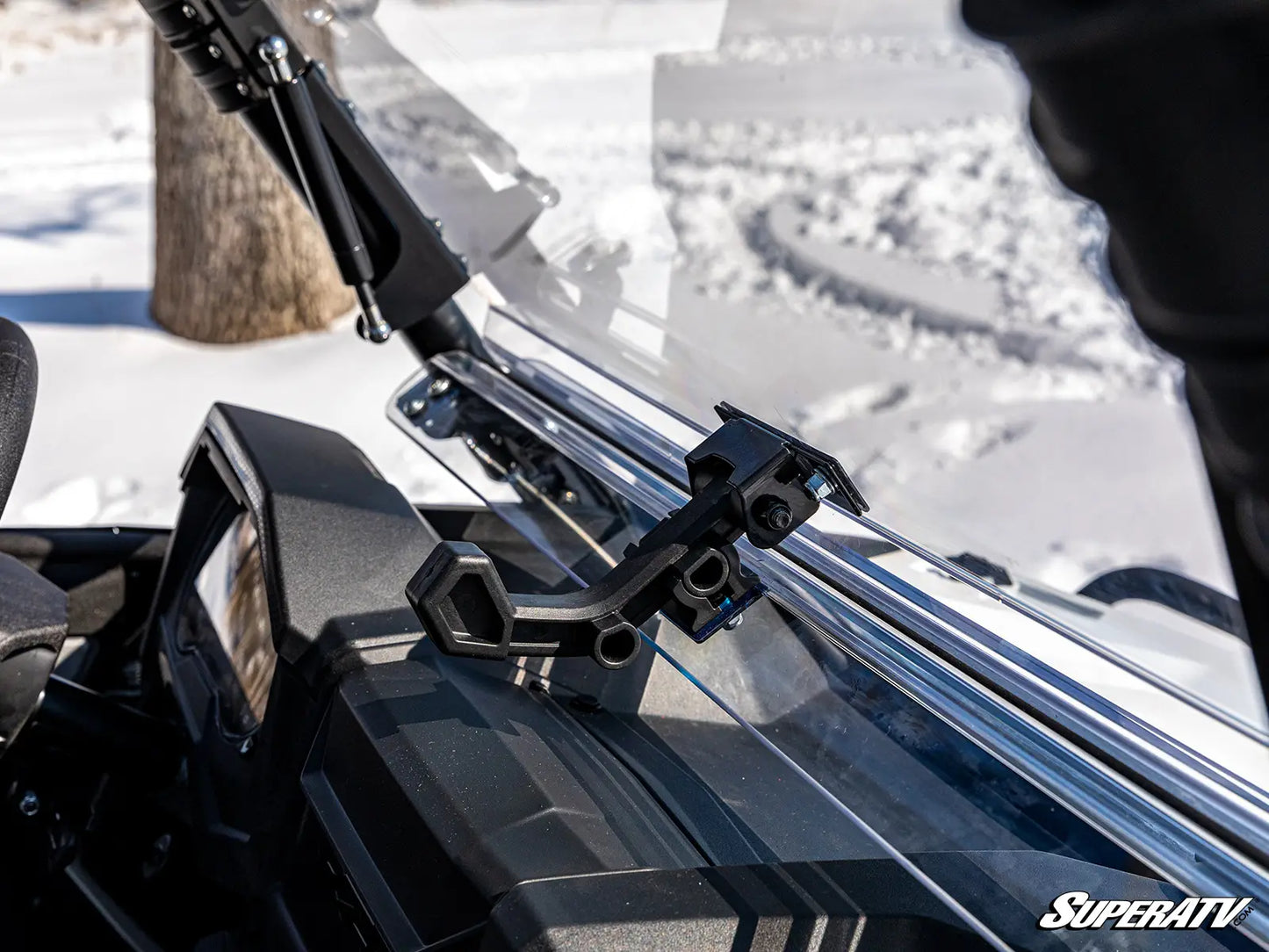 POLARIS RZR TRAIL S 900 SCRATCH-RESISTANT FLIP WINDSHIELD