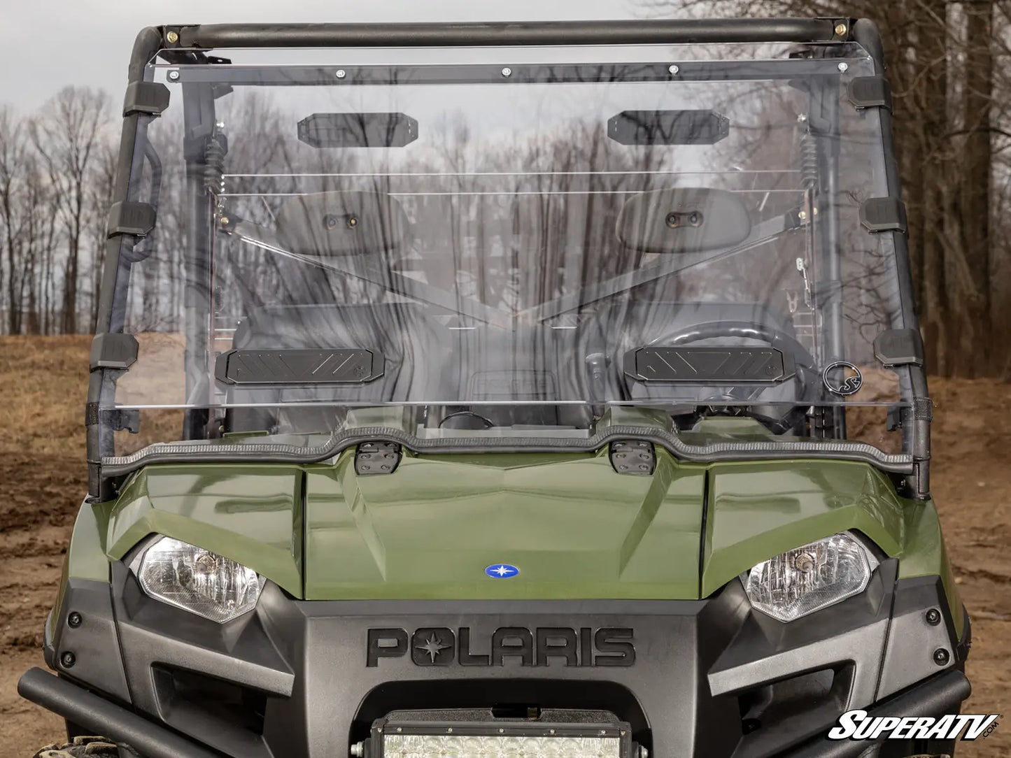 POLARIS RANGER FULL-SIZE 570 SCRATCH RESISTANT VENTED FULL WINDSHIELD
