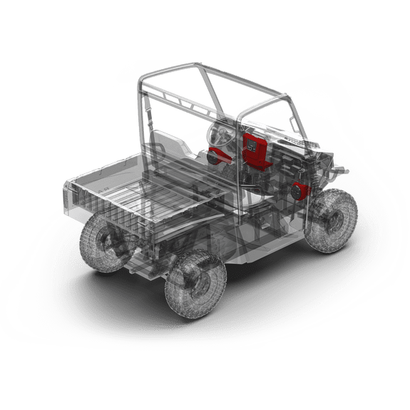 Stereo and front lower speaker kit for select RANGER® models (Gen-1)