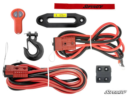 12,000 LB. WINCH (WITH WIRELESS REMOTE & SYNTHETIC ROPE)