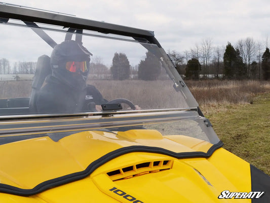 CAN-AM COMMANDER SCRATCH RESISTANT FLIP WINDSHIELD