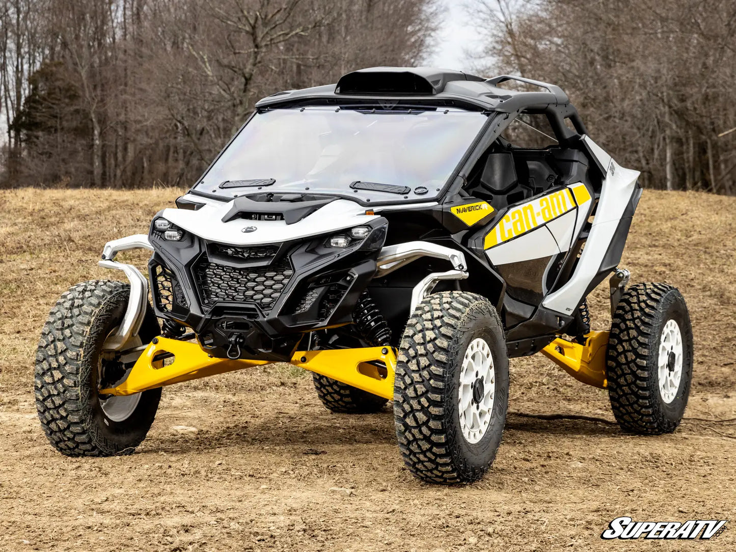 CAN-AM MAVERICK R SCRATCH-RESISTANT VENTED FULL WINDSHIELD