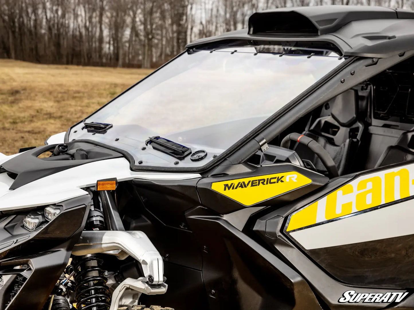 CAN-AM MAVERICK R SCRATCH-RESISTANT VENTED FULL WINDSHIELD