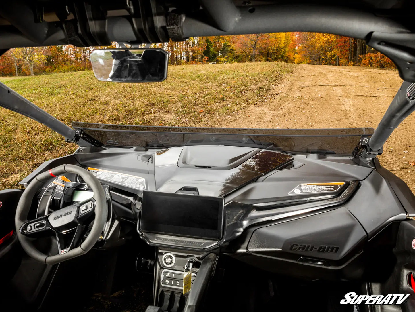 CAN-AM MAVERICK R SCRATCH-RESISTANT HALF WINDSHIELD