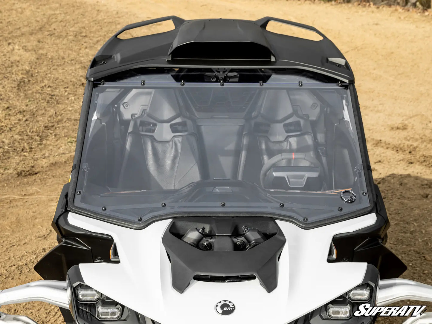 CAN-AM MAVERICK R SCRATCH-RESISTANT FULL WINDSHIELD