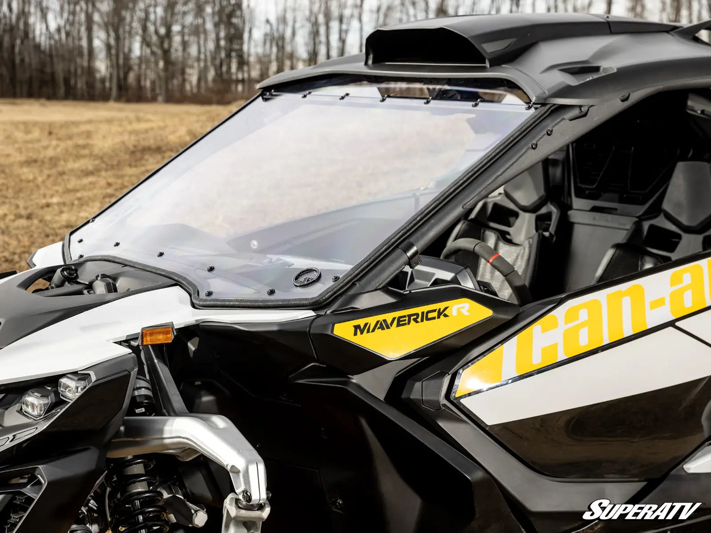 CAN-AM MAVERICK R SCRATCH-RESISTANT FULL WINDSHIELD