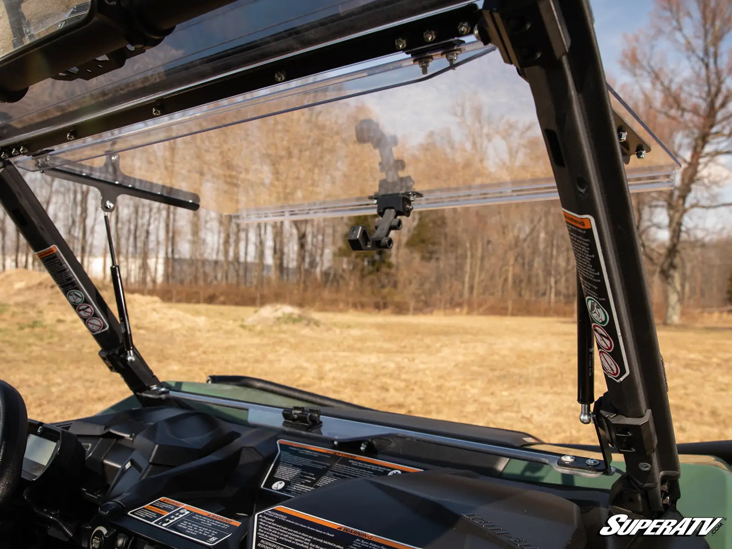 CAN-AM MAVERICK TRAIL SCRATCH RESISTANT FLIP WINDSHIELD