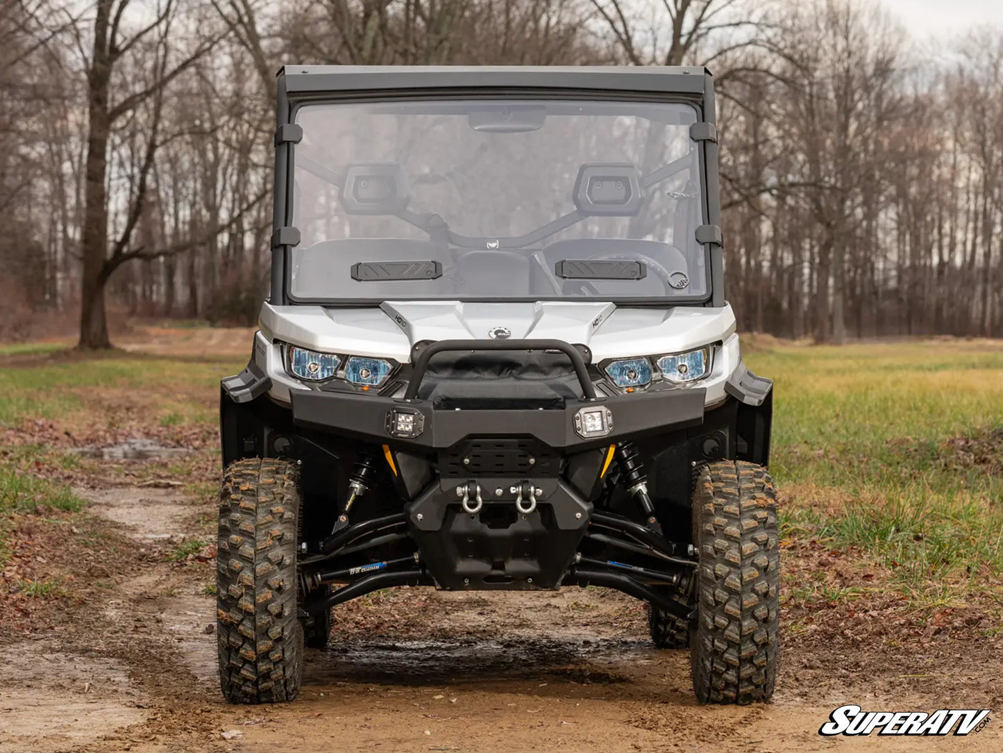 CAN-AM DEFENDER SCRATCH RESISTANT VENTED FULL WINDSHIELD