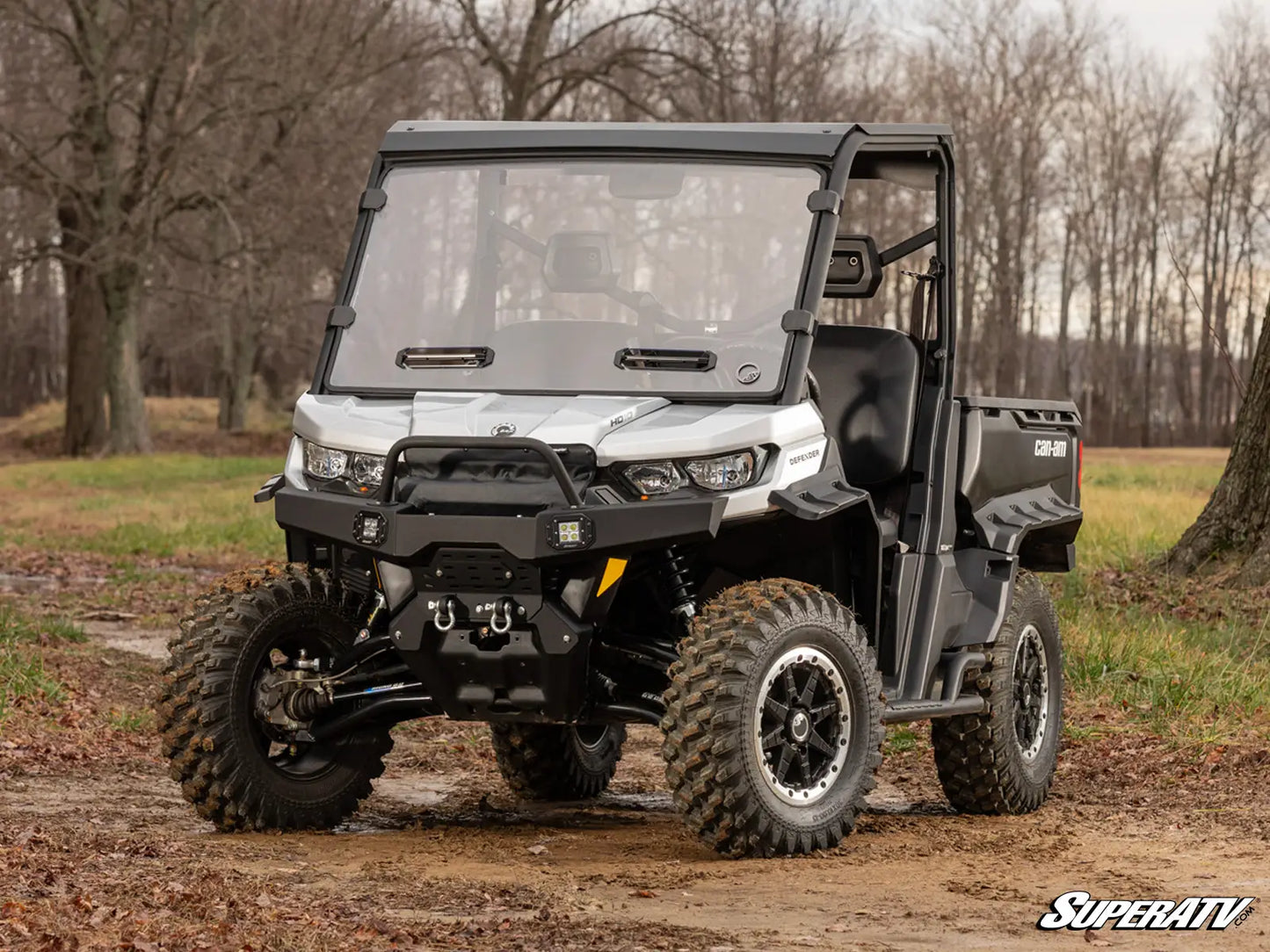 CAN-AM DEFENDER SCRATCH RESISTANT VENTED FULL WINDSHIELD