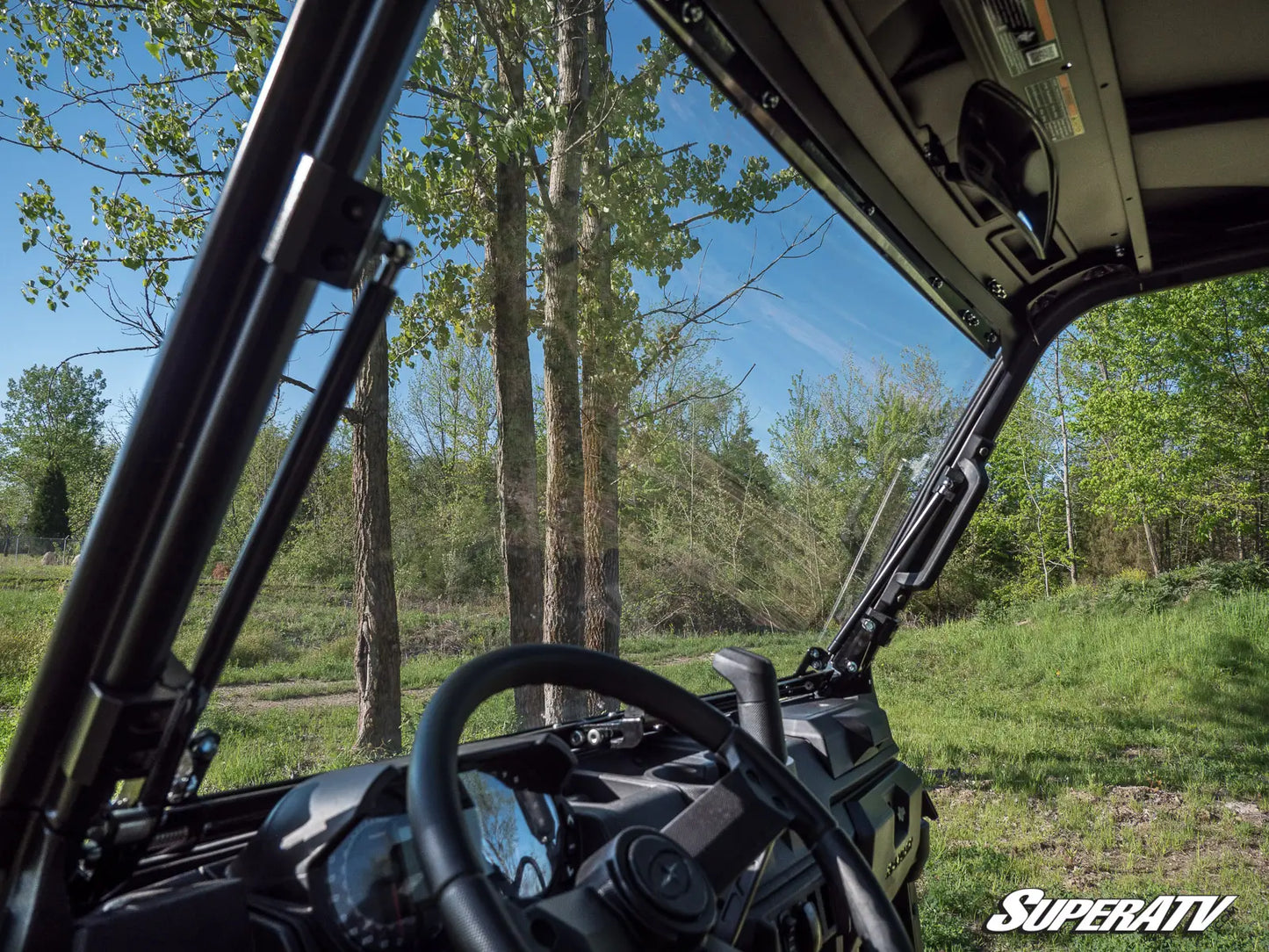 POLARIS RANGER XP KINETIC SCRATCH-RESISTANT FLIP WINDSHIELD