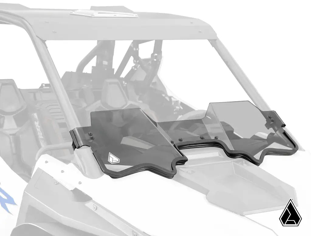 ASSAULT INDUSTRIES POLARIS RZR TURBO R HALF WINDSHIELD