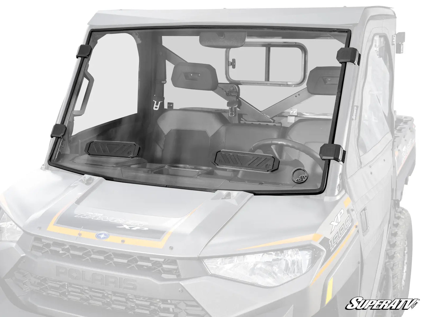 POLARIS RANGER 900 VENTED FULL WINDSHIELD—SCRATCH-RESISTANT