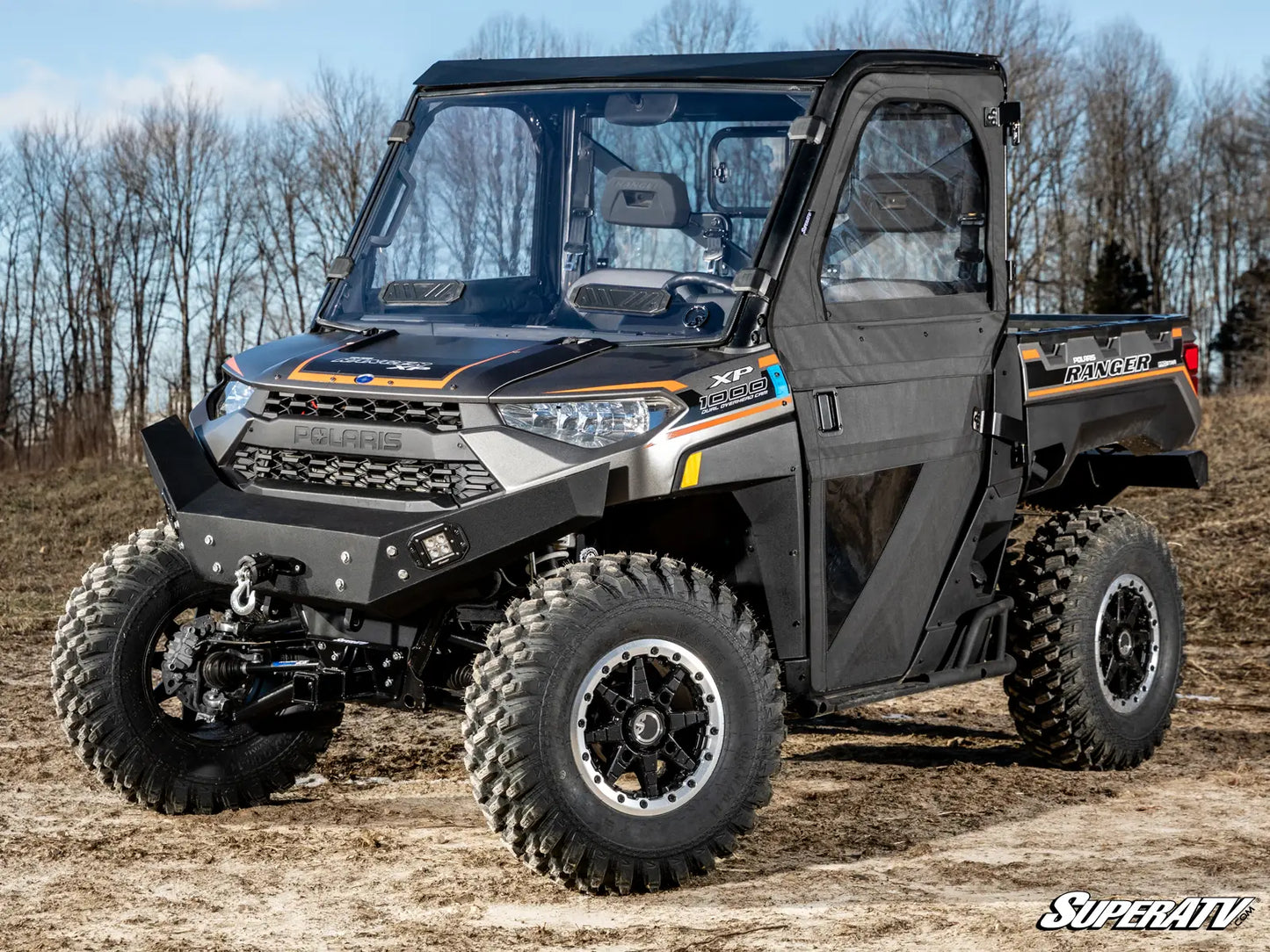 POLARIS RANGER XP 1000 SCRATCH-RESISTANT VENTED FULL WINDSHIELD