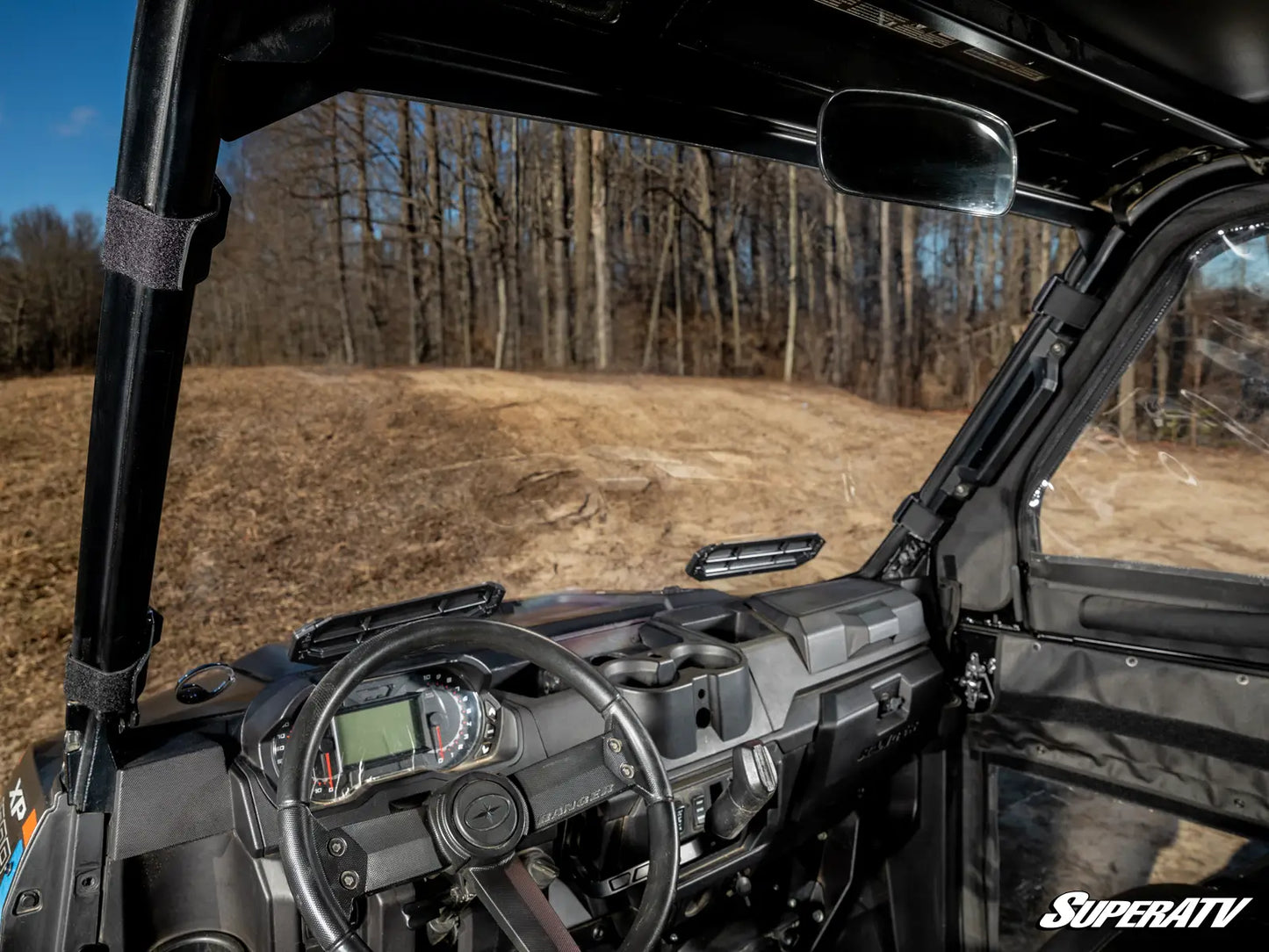 POLARIS RANGER XP 1000 SCRATCH-RESISTANT VENTED FULL WINDSHIELD