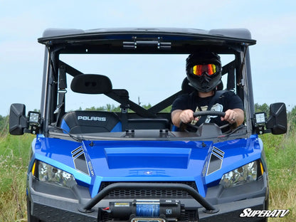 POLARIS RANGER XP 900 SCRATCH RESISTANT FLIP WINDSHIELD