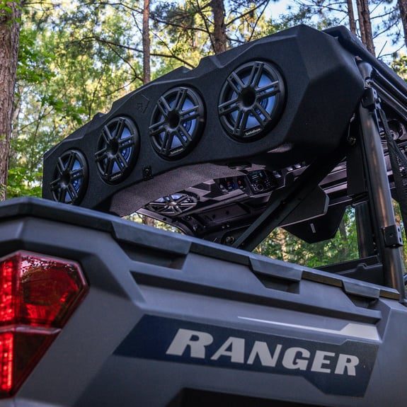 Rear Ranger audio roof systems for Select 2018+ Polaris Ranger Models