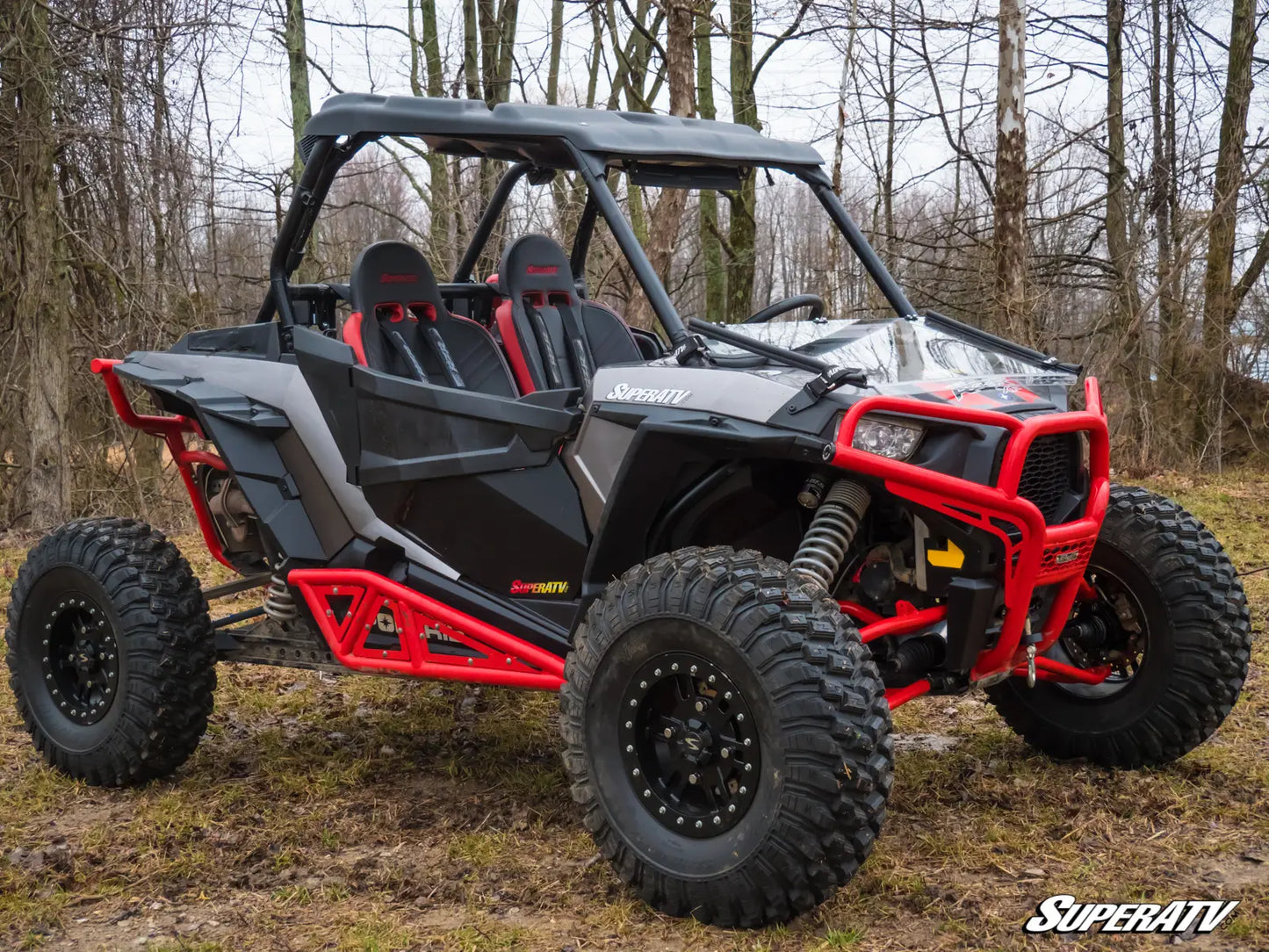 POLARIS RZR S 1000 SCRATCH RESISTANT FLIP DOWN WINDSHIELD