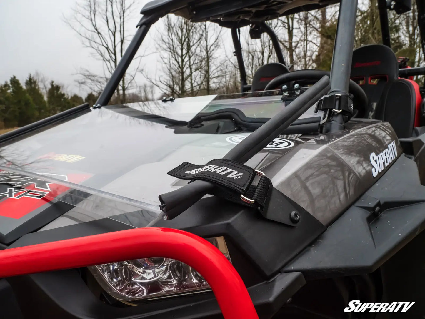 POLARIS RZR 900 SCRATCH RESISTANT FLIP DOWN WINDSHIELD