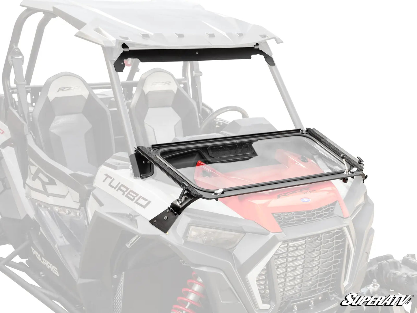 POLARIS RZR XP TURBO FLIP DOWN GLASS WINDSHIELD