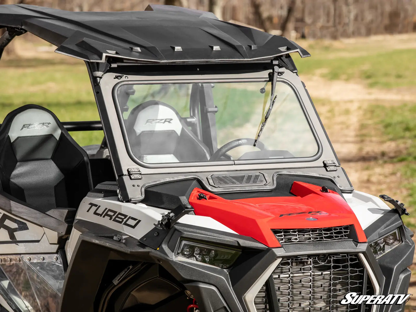 POLARIS RZR XP 1000 FLIP DOWN GLASS WINDSHIELD