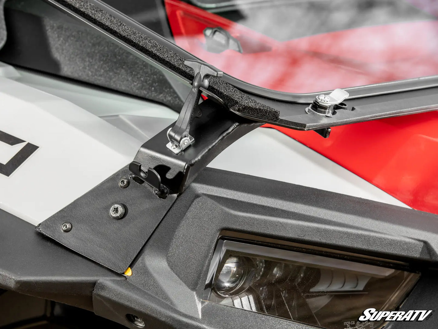 POLARIS RZR XP TURBO FLIP DOWN GLASS WINDSHIELD