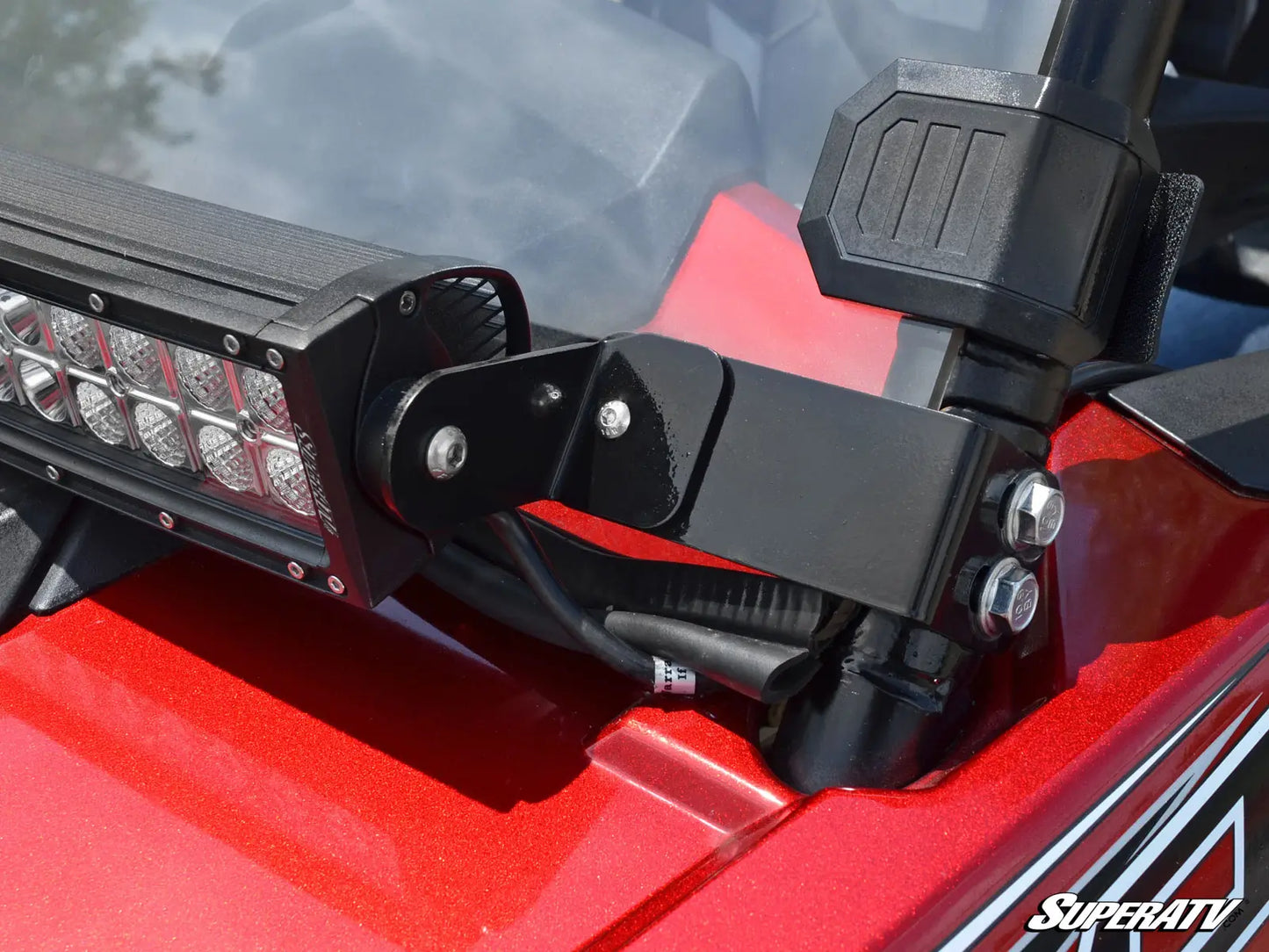 POLARIS RZR 30 LIGHT BAR MOUNTING BRACKET - FLUSH TO HOOD