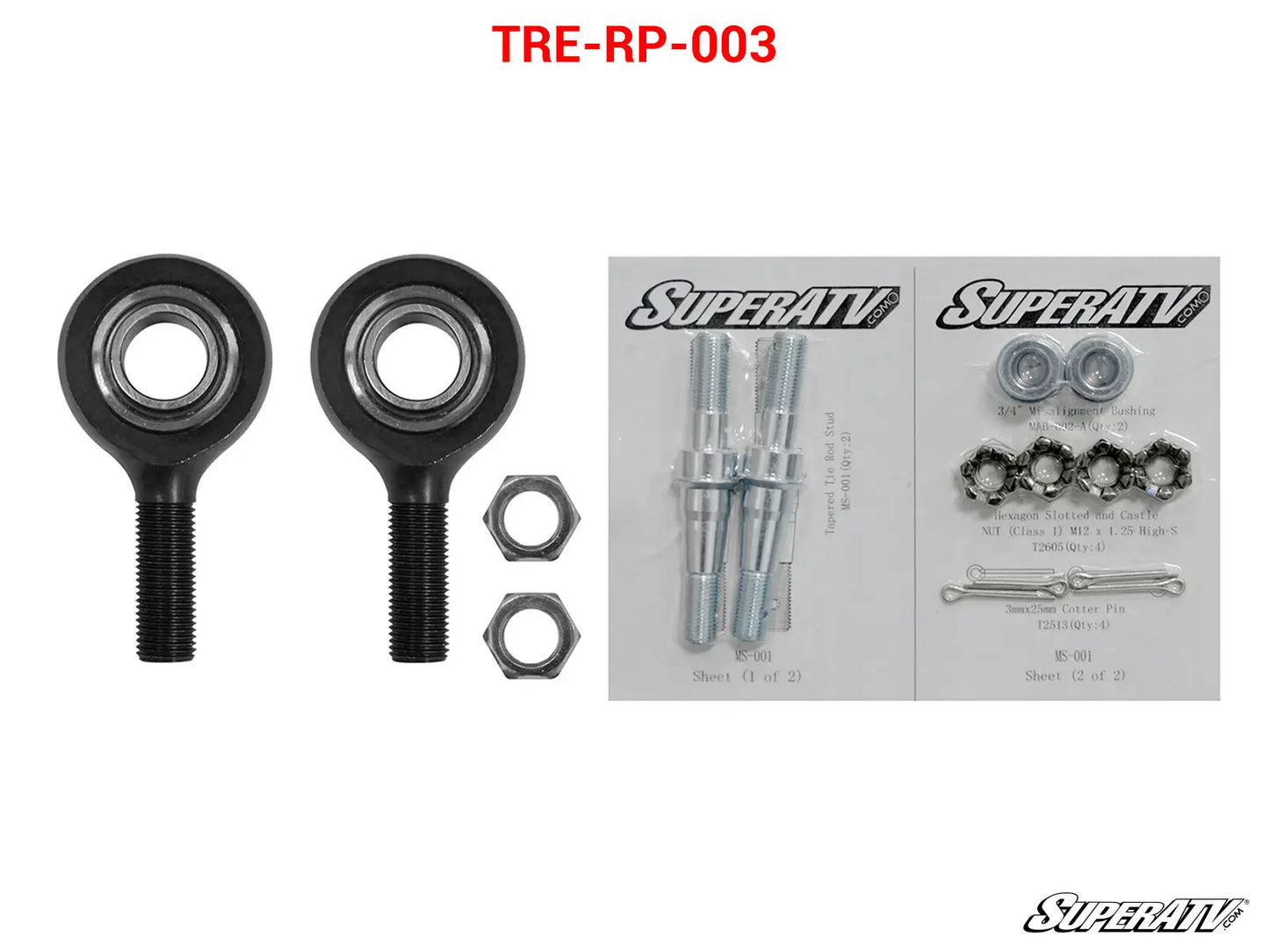 POLARIS RZR 570 HEAVY-DUTY TIE ROD END REPLACEMENT KIT