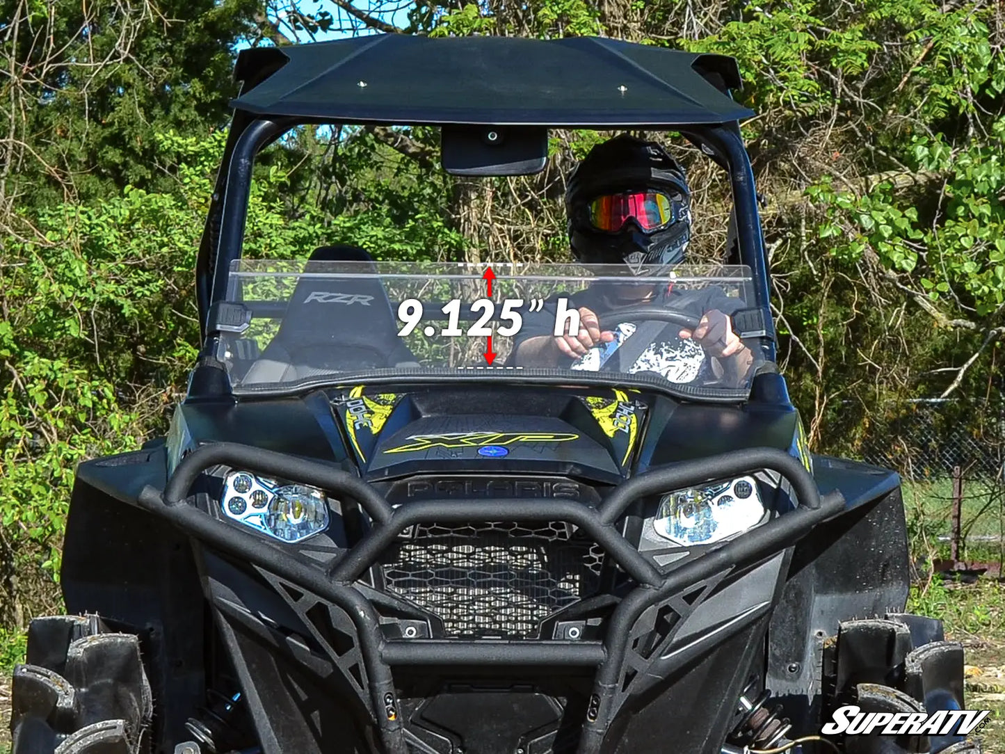 POLARIS RZR HALF WINDSHIELD