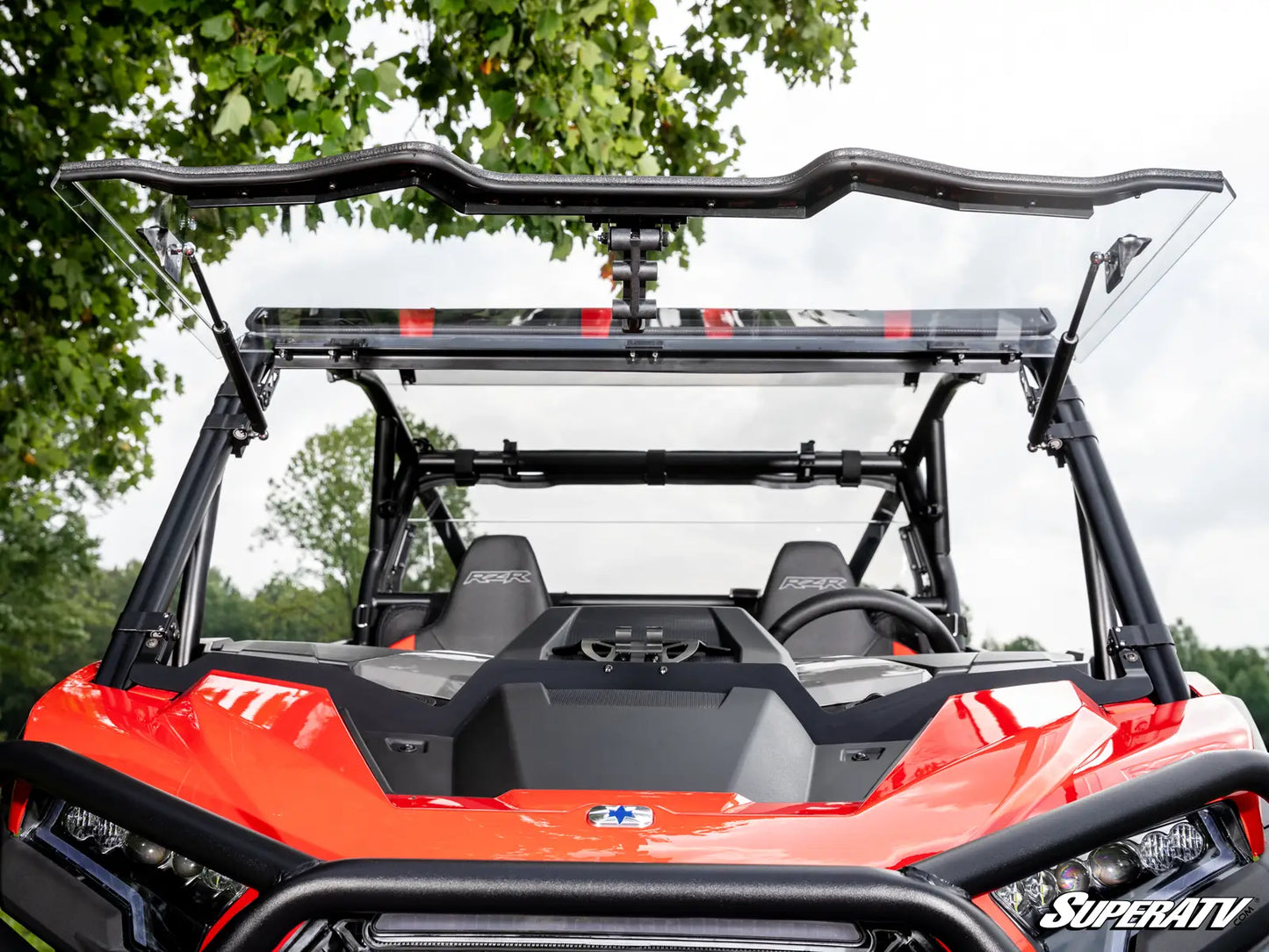 POLARIS RZR XP SCRATCH-RESISTANT FLIP WINDSHIELD