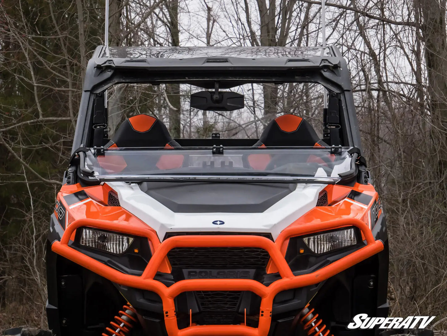 POLARIS GENERAL SCRATCH RESISTANT FLIP DOWN WINDSHIELD