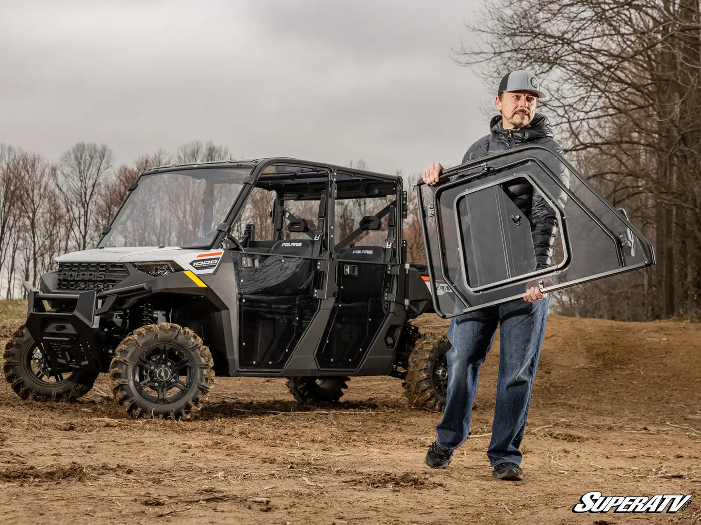 POLARIS RANGER XP 1000 CREW CONVERTIBLE CAB ENCLOSURE DOORS