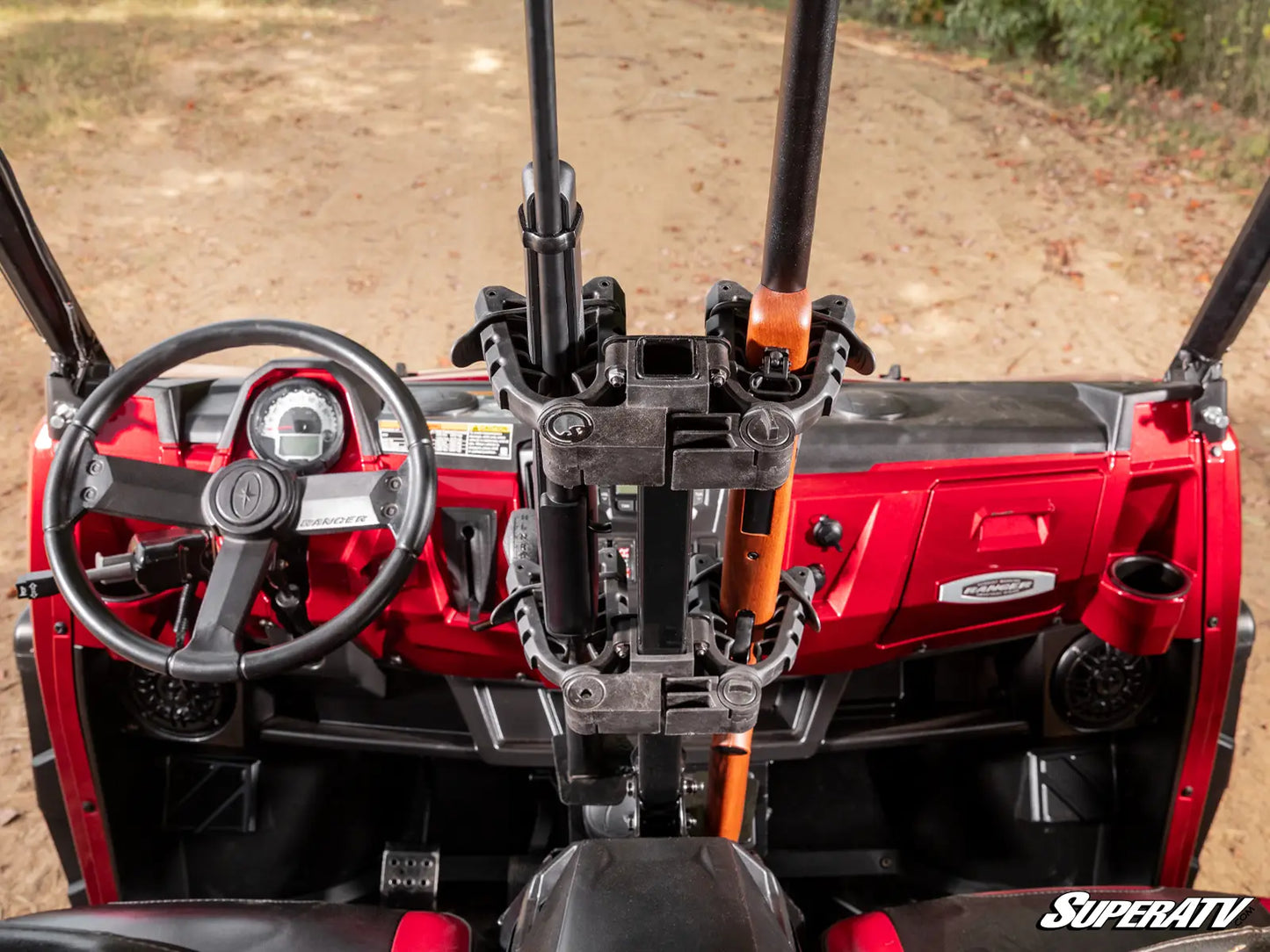 POLARIS RANGER XP 900 FLOOR-MOUNTED GUN HOLDER
