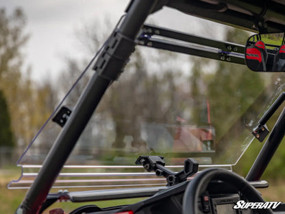 POLARIS RZR 900 SCRATCH RESISTANT FLIP WINDSHIELD