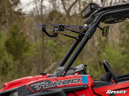 POLARIS RZR S 1000 SCRATCH RESISTANT FLIP WINDSHIELD