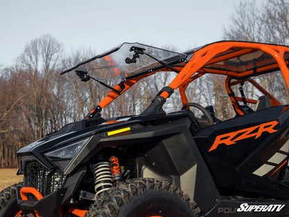 POLARIS RZR PRO R SCRATCH-RESISTANT FLIP WINDSHIELD