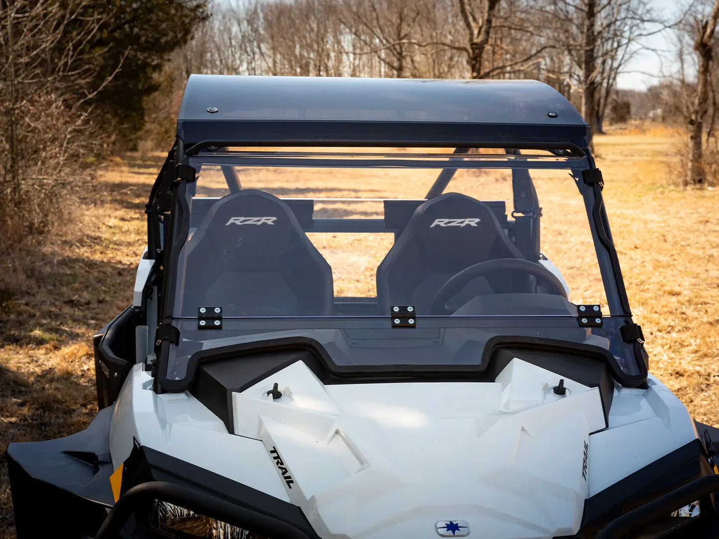 POLARIS RZR TRAIL 900 SCRATCH-RESISTANT FLIP DOWN WINDSHIELD