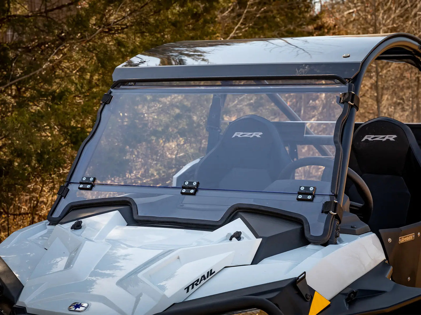 POLARIS RZR TRAIL S 1000 SCRATCH-RESISTANT FLIP DOWN WINDSHIELD