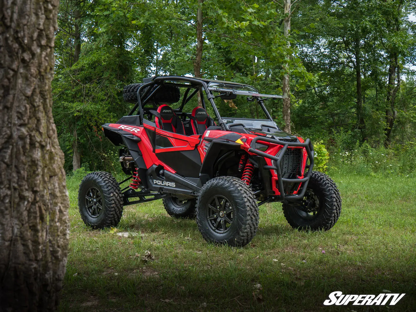 POLARIS RZR XP TURBO S SCRATCH RESISTANT FLIP WINDSHIELD