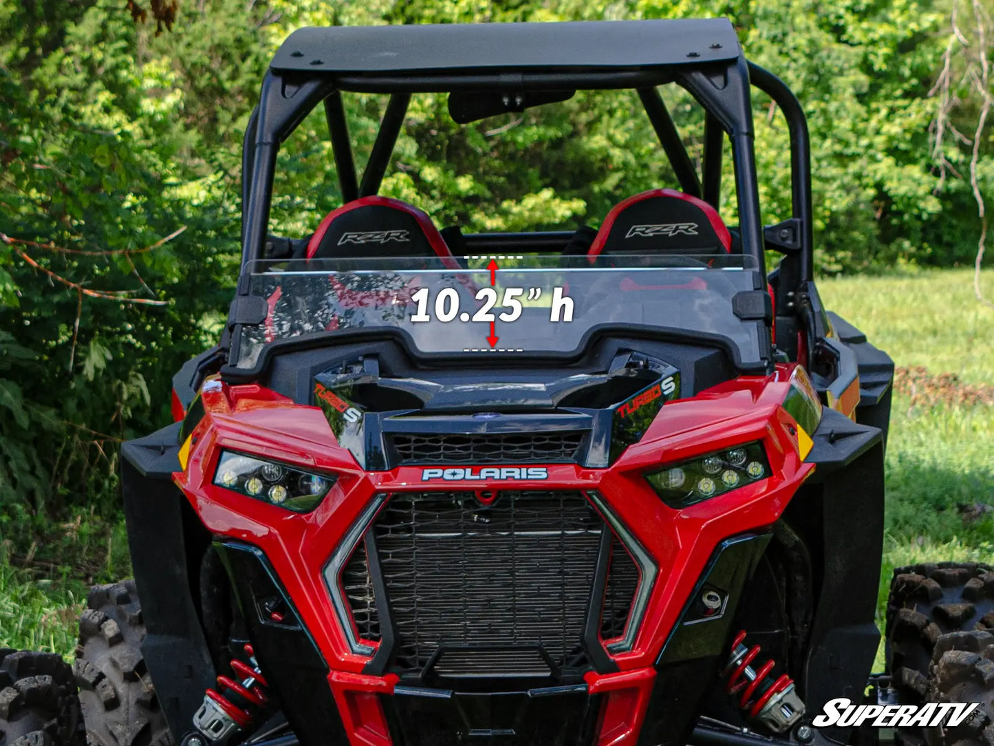 POLARIS RZR TURBO S HALF WINDSHIELD