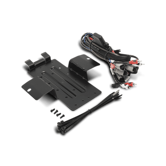 Amp kit and mounting plate for select YXZ® models