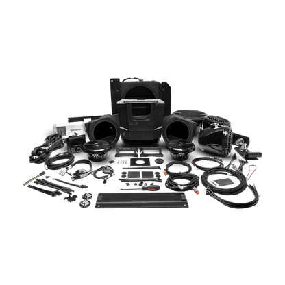 400 watt stereo, front lower speaker, rear speaker, and subwoofer kit for select Polaris RANGER® models (Gen-1)