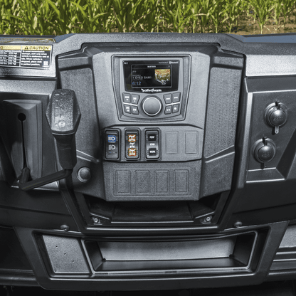 400 watt stereo, front lower speaker, rear speaker, and subwoofer kit for select Polaris RANGER® models (Gen-1)