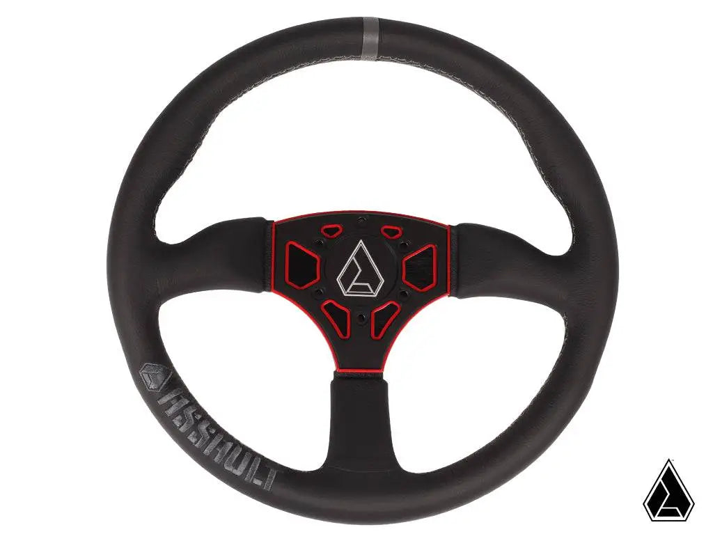 ASSAULT INDUSTRIES 350R LEATHER UTV STEERING WHEEL