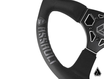 ASSAULT INDUSTRIES 350R LEATHER UTV STEERING WHEEL