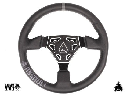 ASSAULT INDUSTRIES UNIVERSAL NAVIGATOR LEATHER UTV STEERING WHEEL