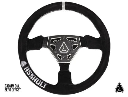 ASSAULT INDUSTRIES UNIVERSAL NAVIGATOR SUEDE UTV STEERING WHEEL