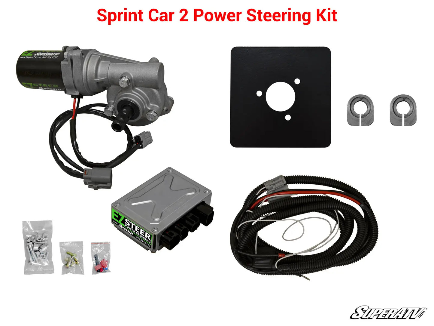 UNIVERSAL SPRINT CAR POWER STEERING KIT (220 W)